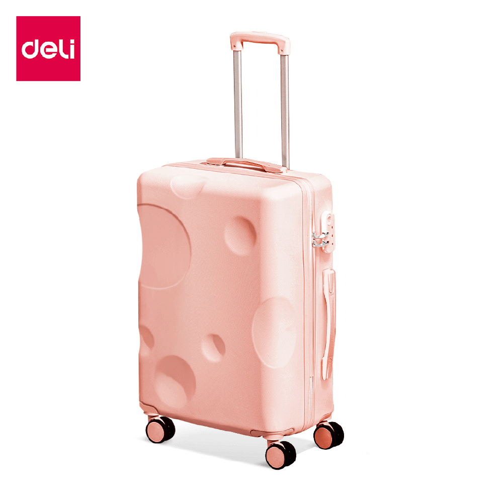 กระเป๋าเดินทางล้อลาก DELI EH1058-PK-20-01 20นิ้ว สีชมพู